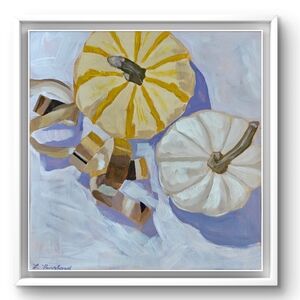 Pumpkin Themed Original Painting Wall Art